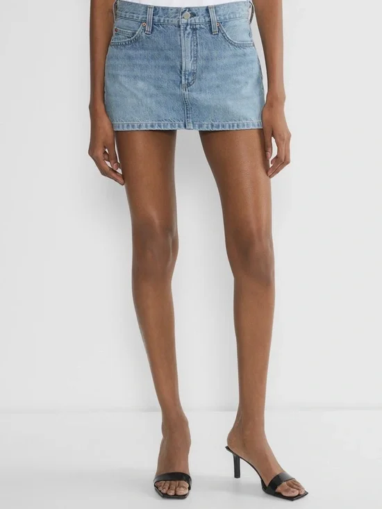 Denim Forum The ‘90s Vintage Micro Denim Skirt - Picture 3 of 11